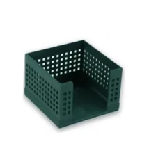 Rácsos jegyzetlap tartó 11x11x7,5 cm