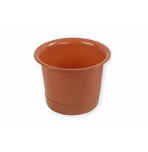 Ø15,5 cm-es tálcás, hengeres virágtartó