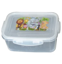 Csatostetős, ovális, mércés doboz állatos matrica Csatostetős, ovális, mércés doboz állatos matrica