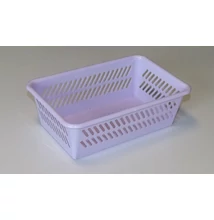 Asztali kosárka 25 cm x 16 cm x 8 cm - Piros