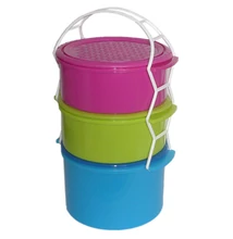 3 részes ételhordó színes (2x1,5L 1x 2L)