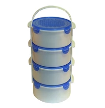 4 részes csatos tetős ételhordó (1,5 L)