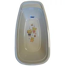 Gyermek fürdőkád matricával, hőmérővel