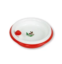 Melegvízzel tölthető matricás bébi tányér