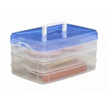 Csatos füles szendvicstartó 3x0,75L