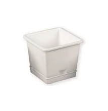 Vízfelszívós, tálcás, szögletes  1 L-es virágtartó