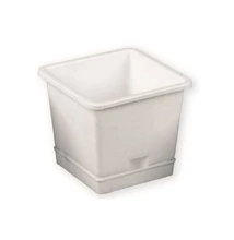 Vízfelszívós, tálcás, szögletes  3 L-es virágtartó