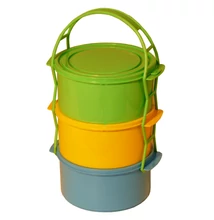 3 részes ételhordó, színes 3x1 L