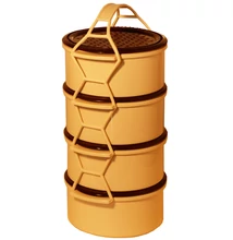 4 részes ételhordó, bézs, 4x1 L