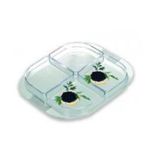 Négy részes tálcás kompótos szett