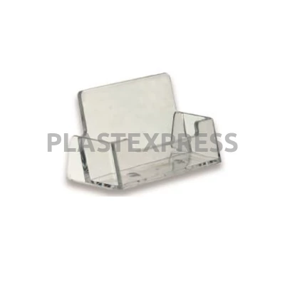 Névkártya tartó 10x2,5x5 cm - Víztiszta