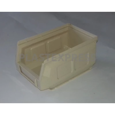 Csavaros box, 36x21x17 cm, 4. méret - Bézs