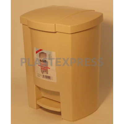 7,5l betétesszemetes - Bézs