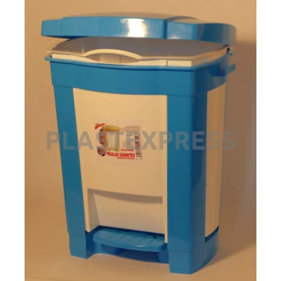20 L-es keretes szemetes füllel - D kék
