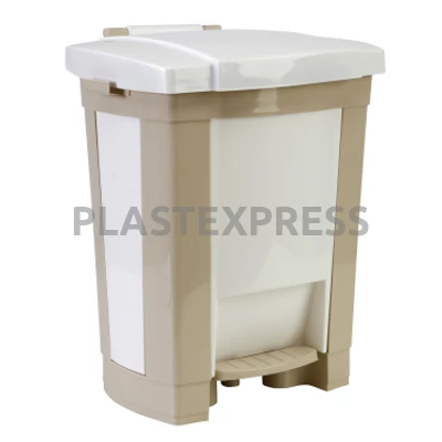 Betétes pedálos szemetes akasztóval 15 L - Vegyes